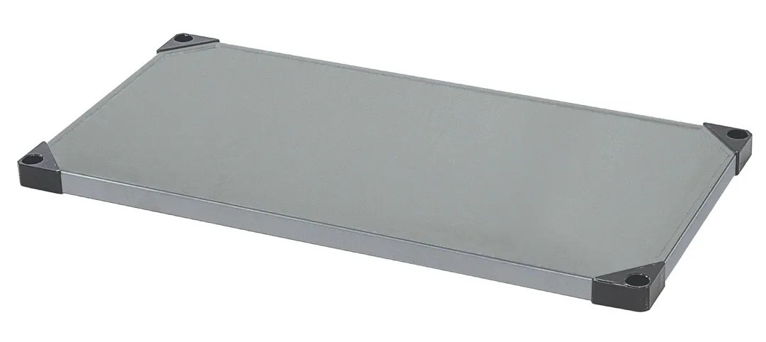 Quantum 1430SS Stainless Steel Solid Shelf - 30"W X 14"D
