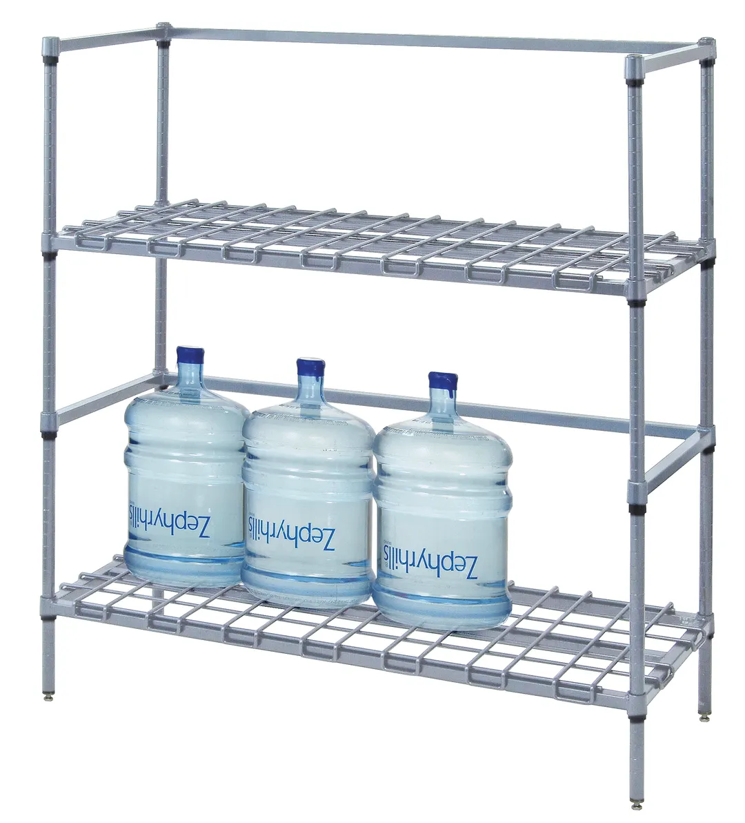 Quantum Wire Two-Tier Tank & Beverage Container Dunnage Rack - 30"W x 24"D x 54"H