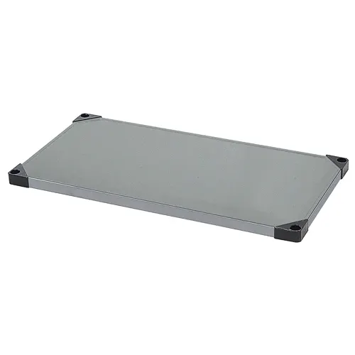 Quantum 2472SS Stainless Steel Solid Shelf - 72"W x 24"D
