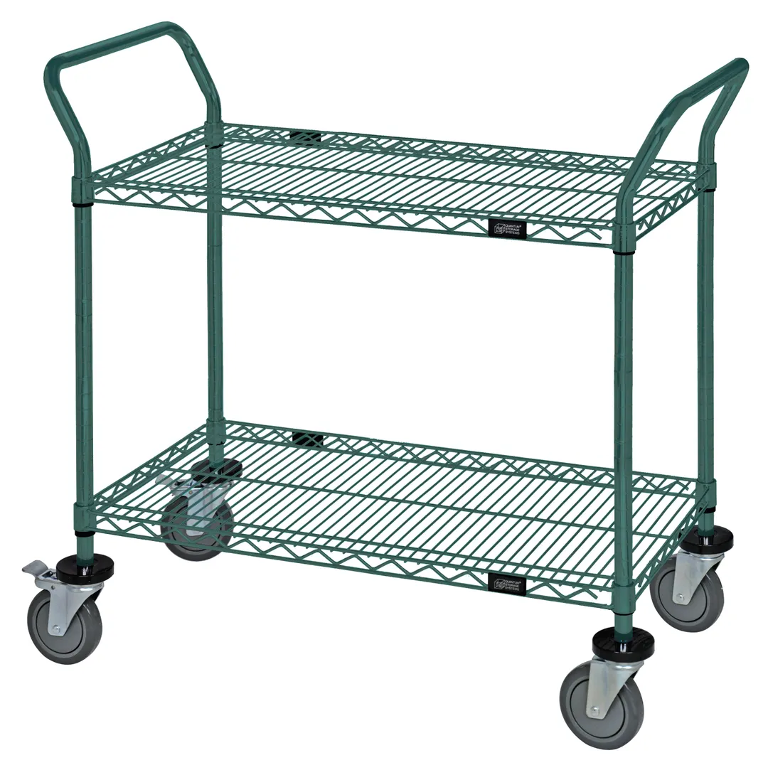Quantum WRC-2142P-2 Utility Bussing Rolling Storage Cart