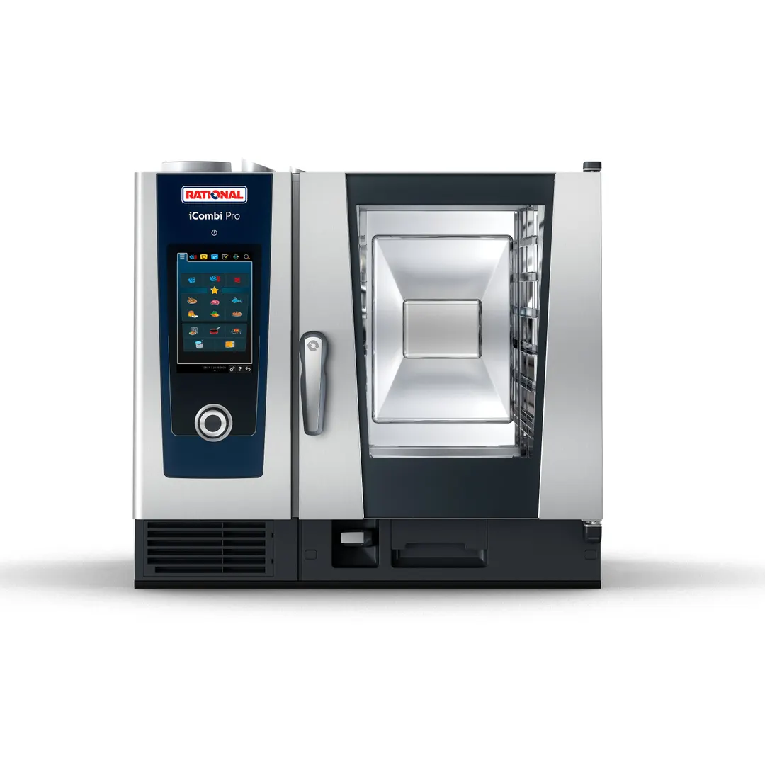 RATIONAL ICP 6-HALF LP 208/240V 1 PH (LM100BG) Half Size LP Gas Combi Oven w/ 6 Pans, Programmable Controls, Steam Generator