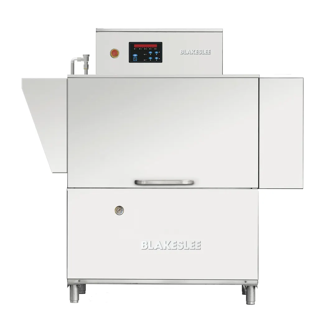 Blakeslee RC-64 75" High Temp Conveyor Dishwasher with Booster, 330 Racks/Hour