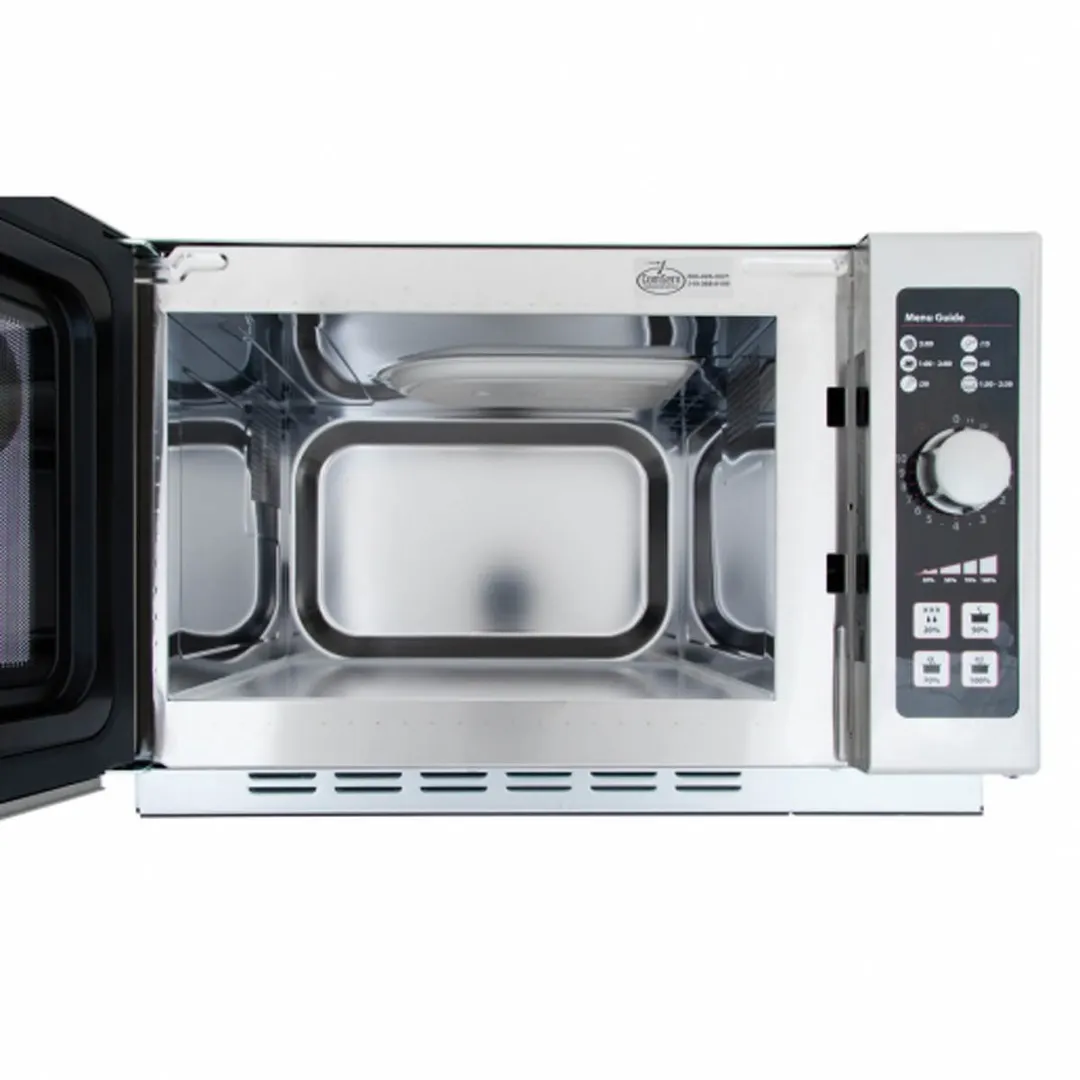 Amana RCS10DSE 1000W Medium Duty Commercial Microwave Oven, 1.2 Cu. Ft., Dial Controls, 120V