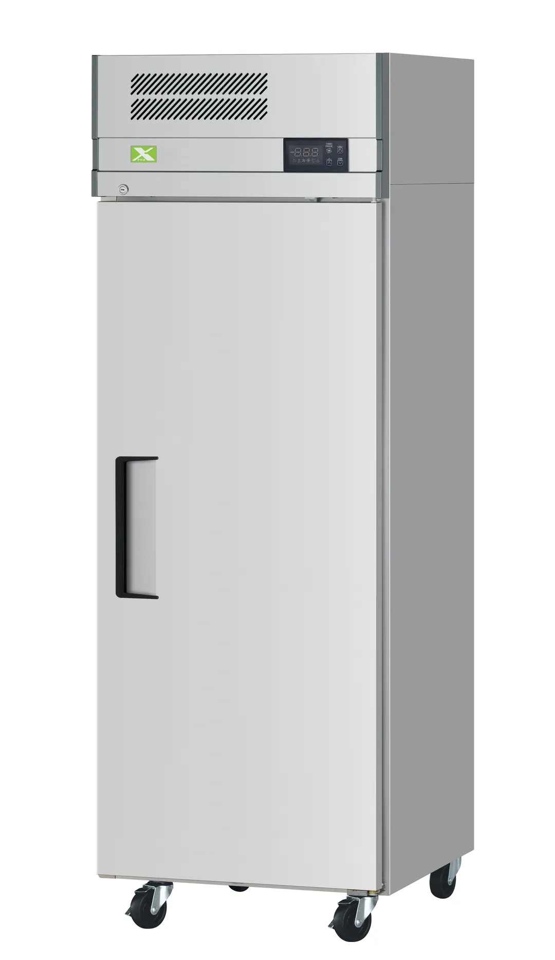 RefrigerationX XF19-1-N 25" 1-Solid Door Reach-In Freezer, Top Mounted, 18.5 cu. ft., Stainless Steel Front, Aluminum Sides