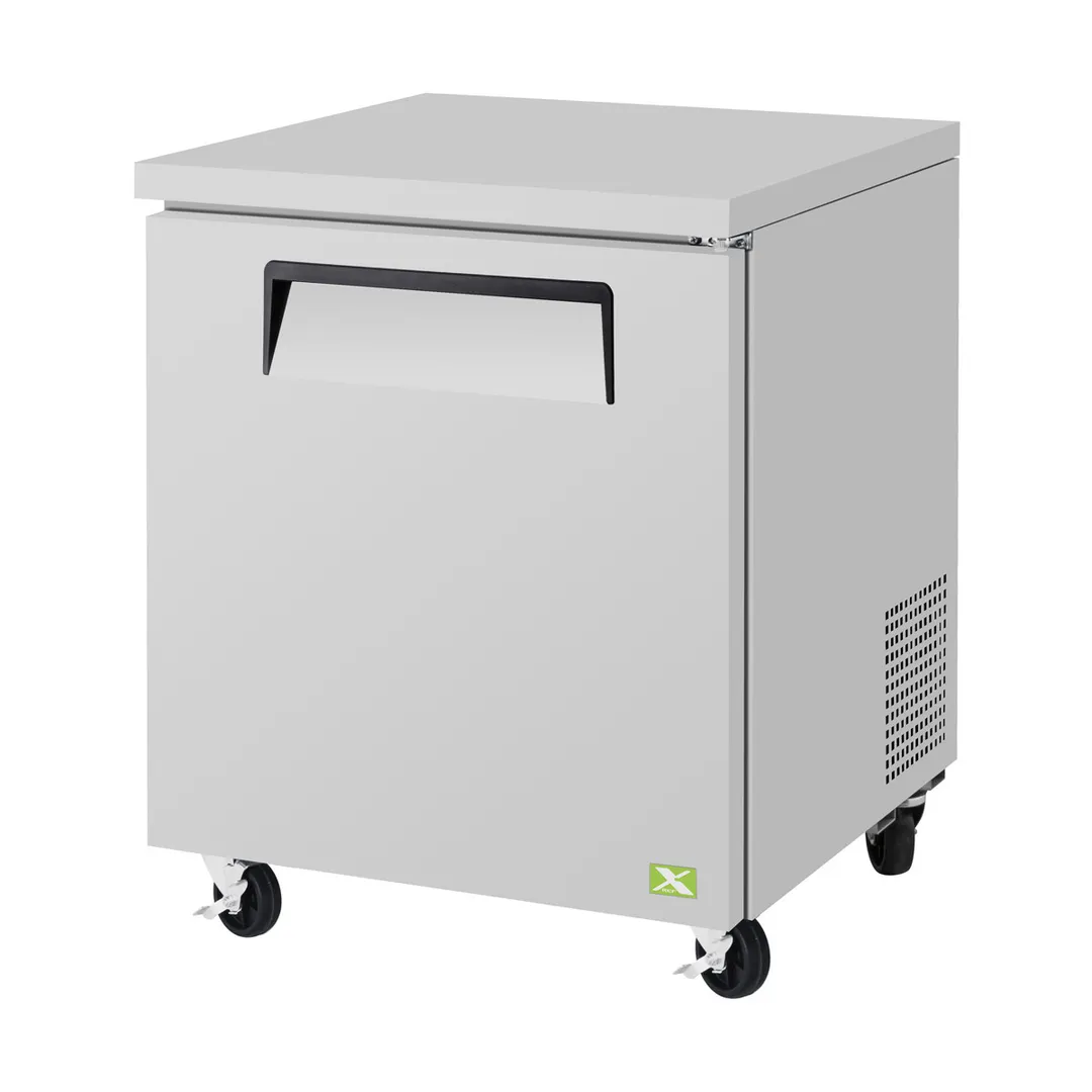 RefrigerationX XUR-28-N6 27"W 1-Section Undercounter Refrigerator, Stainless Steel, 7.11 cu.ft., 1 Door