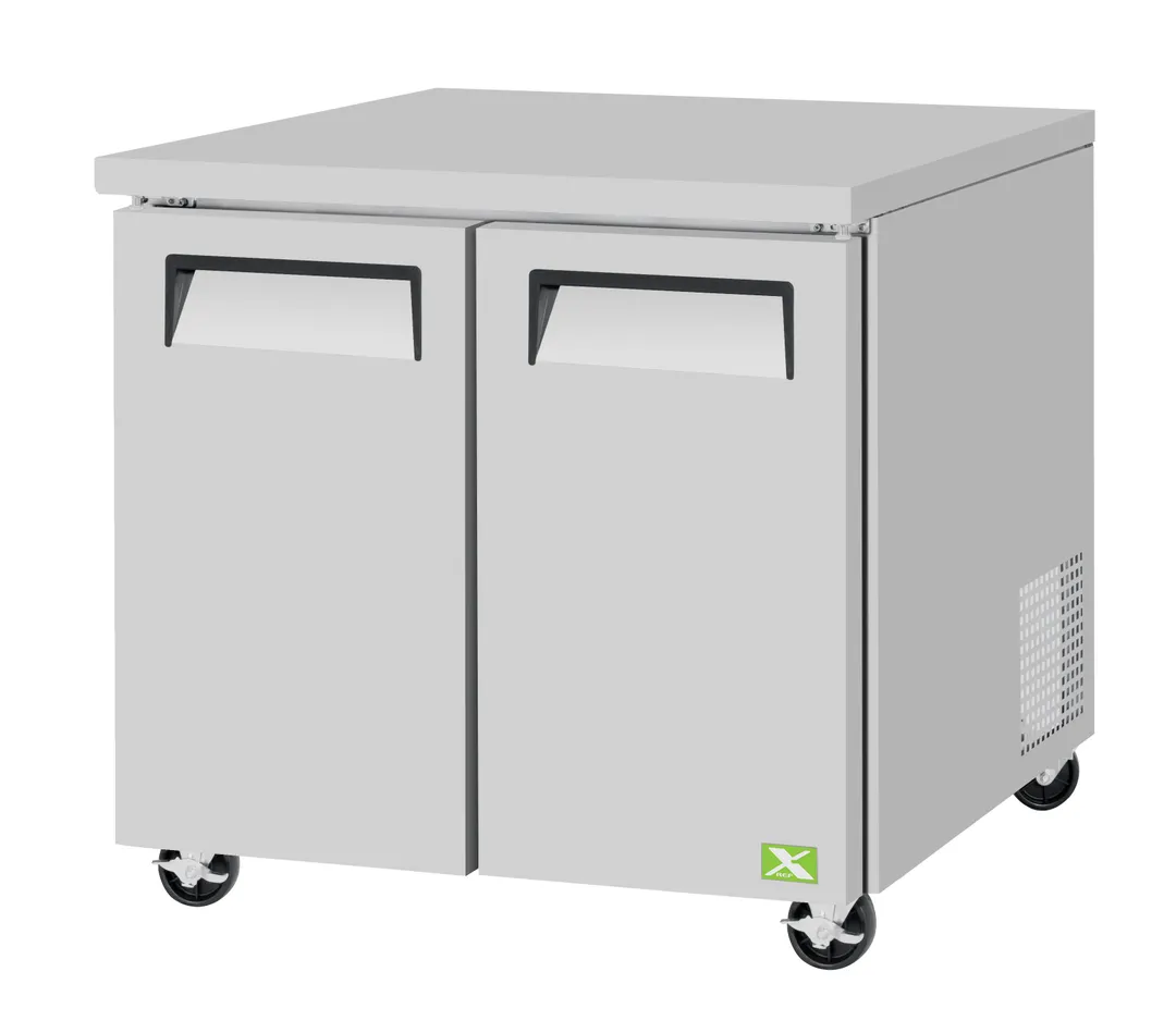 RefrigerationX XUR-36-N6 36" 2-Door Undercounter Refrigerator, Stainless Steel, 9.7 cu. ft.