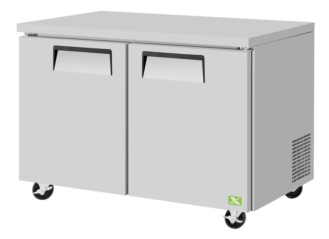 RefrigerationX XUR-48-N6 48" 2-Section Undercounter Refrigerator, Stainless Steel, 13.24 cu.ft., 2 Doors