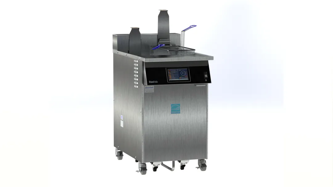 Resfab MB-50AT-N 18" Floor Model Electric Full Pot Fryer, 55 lbs
