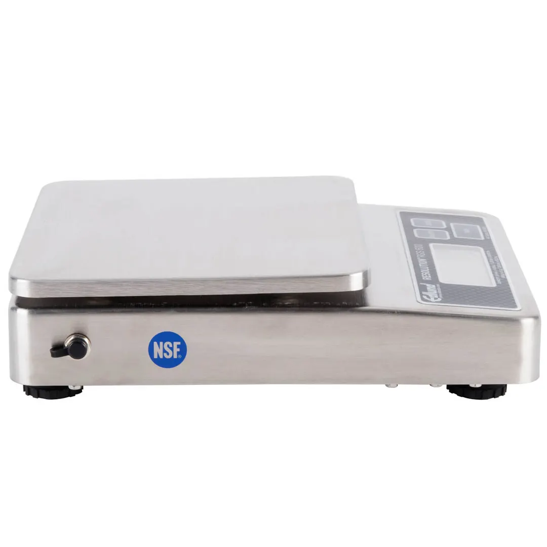 Edlund RGS-600 Digital Portion Scale – 1‑9 lb, Dual‑Voltage AC, Stainless Steel Housing, 0.01 oz Precision