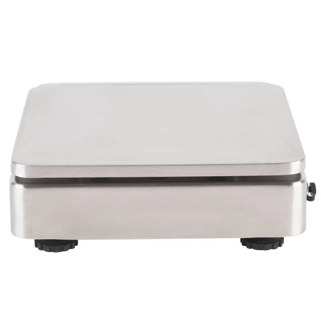 Edlund RGS-600 Digital Portion Scale – 1‑9 lb, Dual‑Voltage AC, Stainless Steel Housing, 0.01 oz Precision