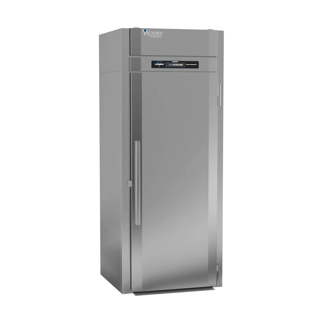 Victory RIS-1D-S1-XH-HC 36" 1-Section Solid Door Roll-In Refrigerator, Extra High, Stainless Steel, 38 cu. ft.