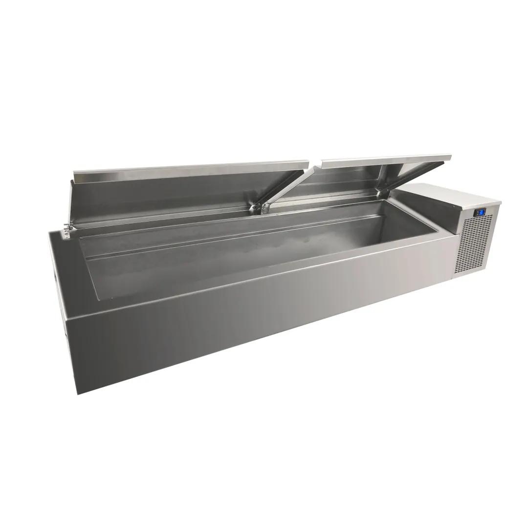 Randell CR9067-290 67" Refrigerated Countertop Condiment Rail