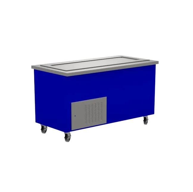 Randell RS FGO-RFT-5 72" RanServe FG Frost Top Unit w/ Open Cabinet Base