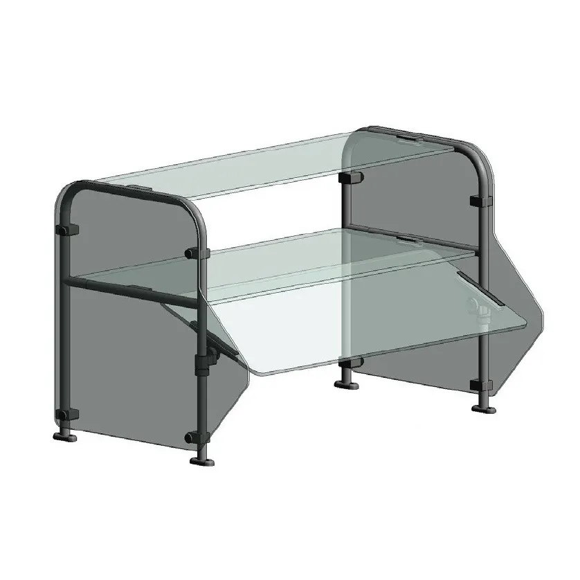 Randell RSB-DTSSAF-60 Ranserve Standard Breath Guard, Single-Sided, Double-Tier