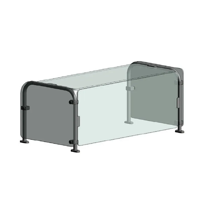 Randell RSB-STSSFF-72 Ranserve Standard Breath Guard, Single-Sided, Full-Service