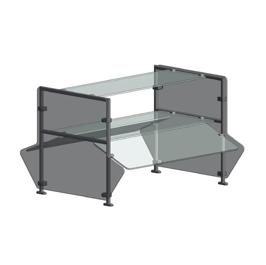 Randell RSW-DTDSNA-72 Ranserve Premium Breath Guard, Double-Sided, Double-Tier