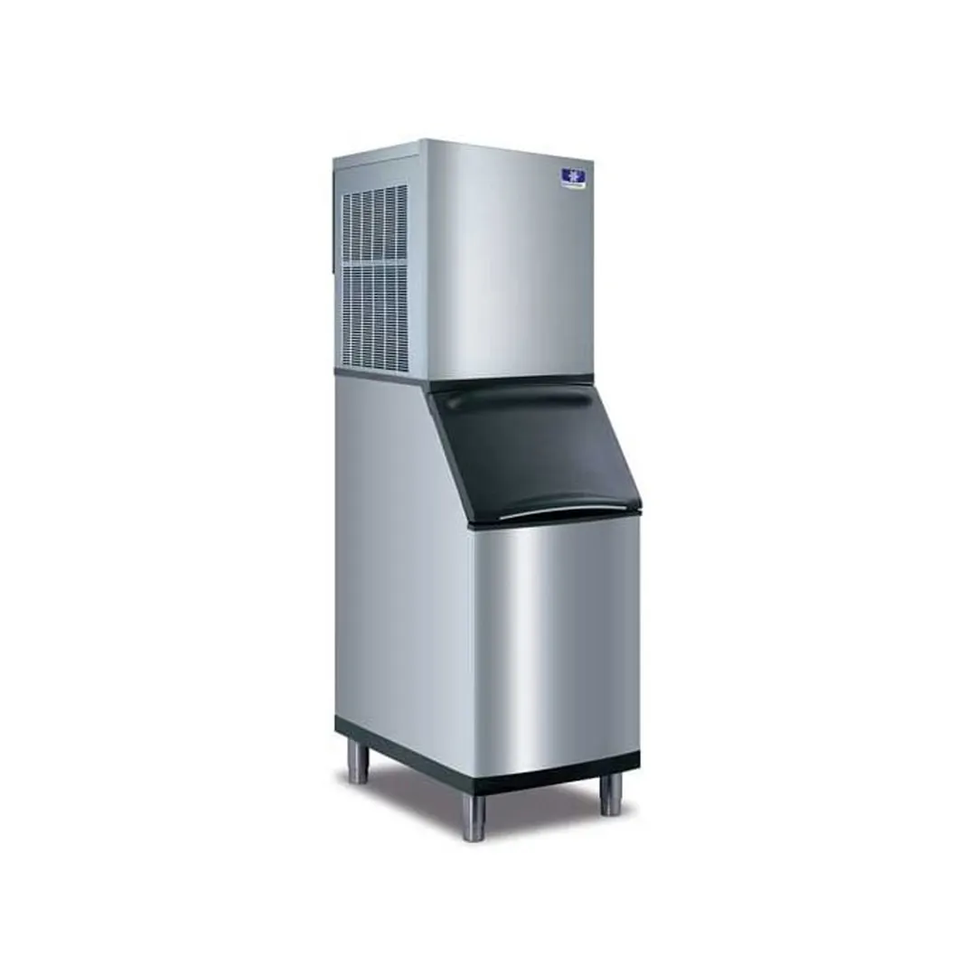Manitowoc RNP0620A/D970/K00473 Air Cooled Nugget 591 lb Ice Machine with Bin, 882 lb Storage