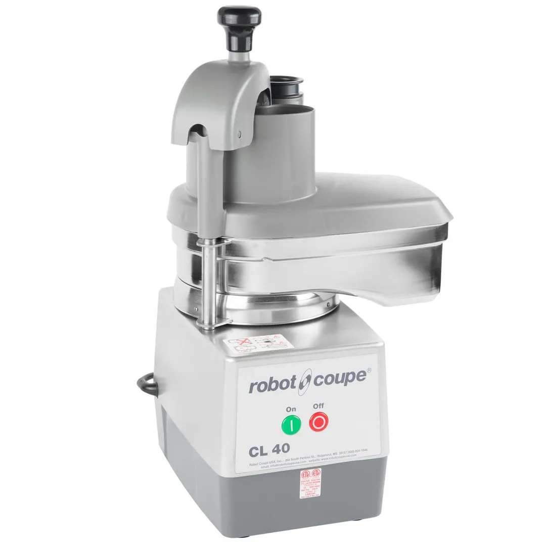 Robot Coupe CL40 Continuous Feed Commercial Food Processor, Vegetable Cutter, 1 hp