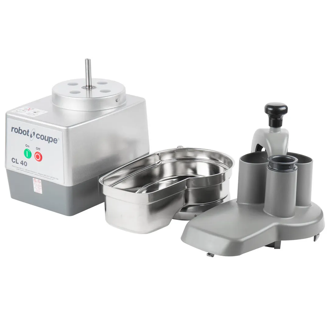 Robot Coupe CL40 Continuous Feed Commercial Food Processor, Vegetable Cutter, 1 hp