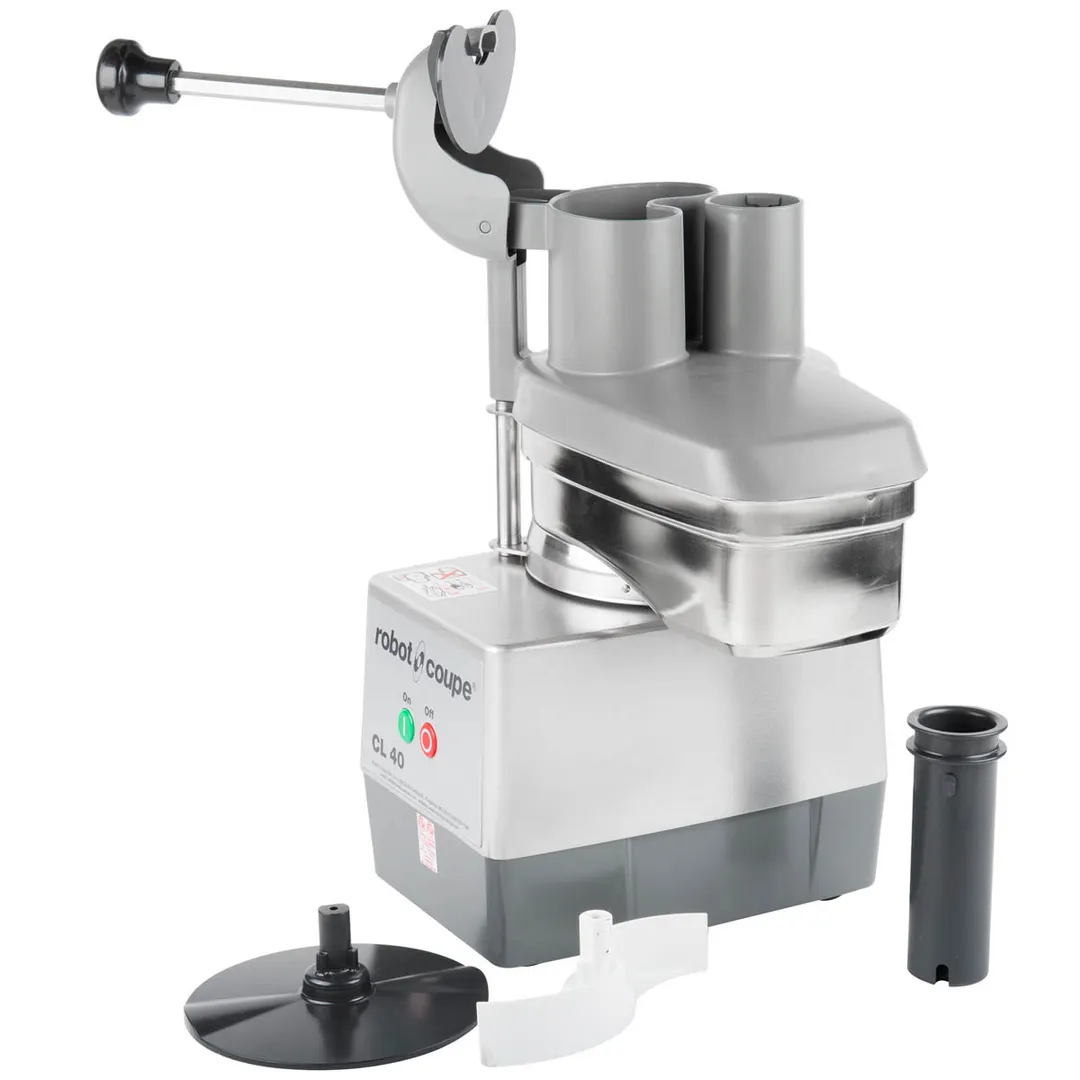 Robot Coupe CL40 NODISC Continuous Feed Commercial Food Processor, No Discs, 1 hp