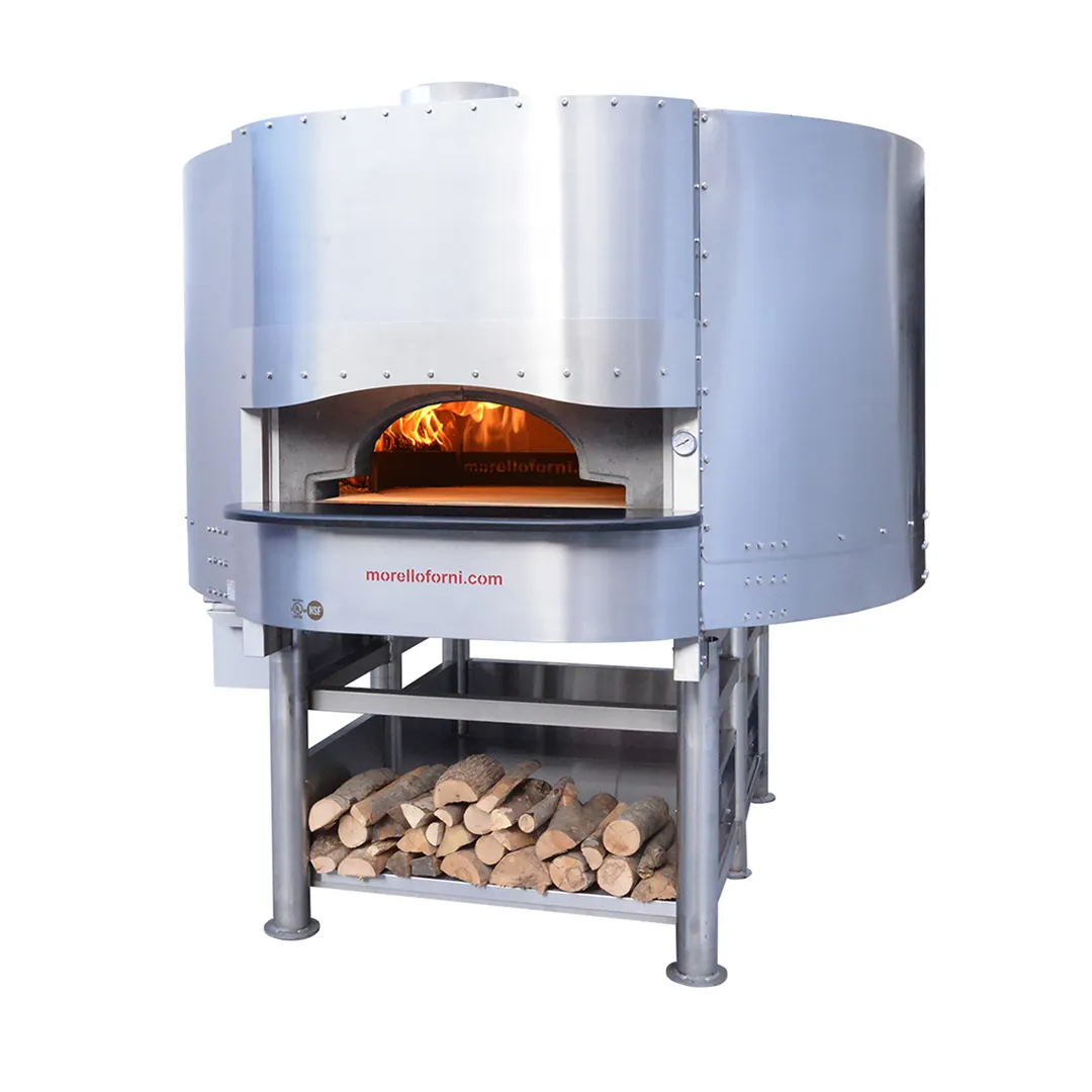 RositoBisani FW100 Wood / Coal / Gas Fired Pizza Oven w/ 39" Cooking Chamber, Indoor, Round