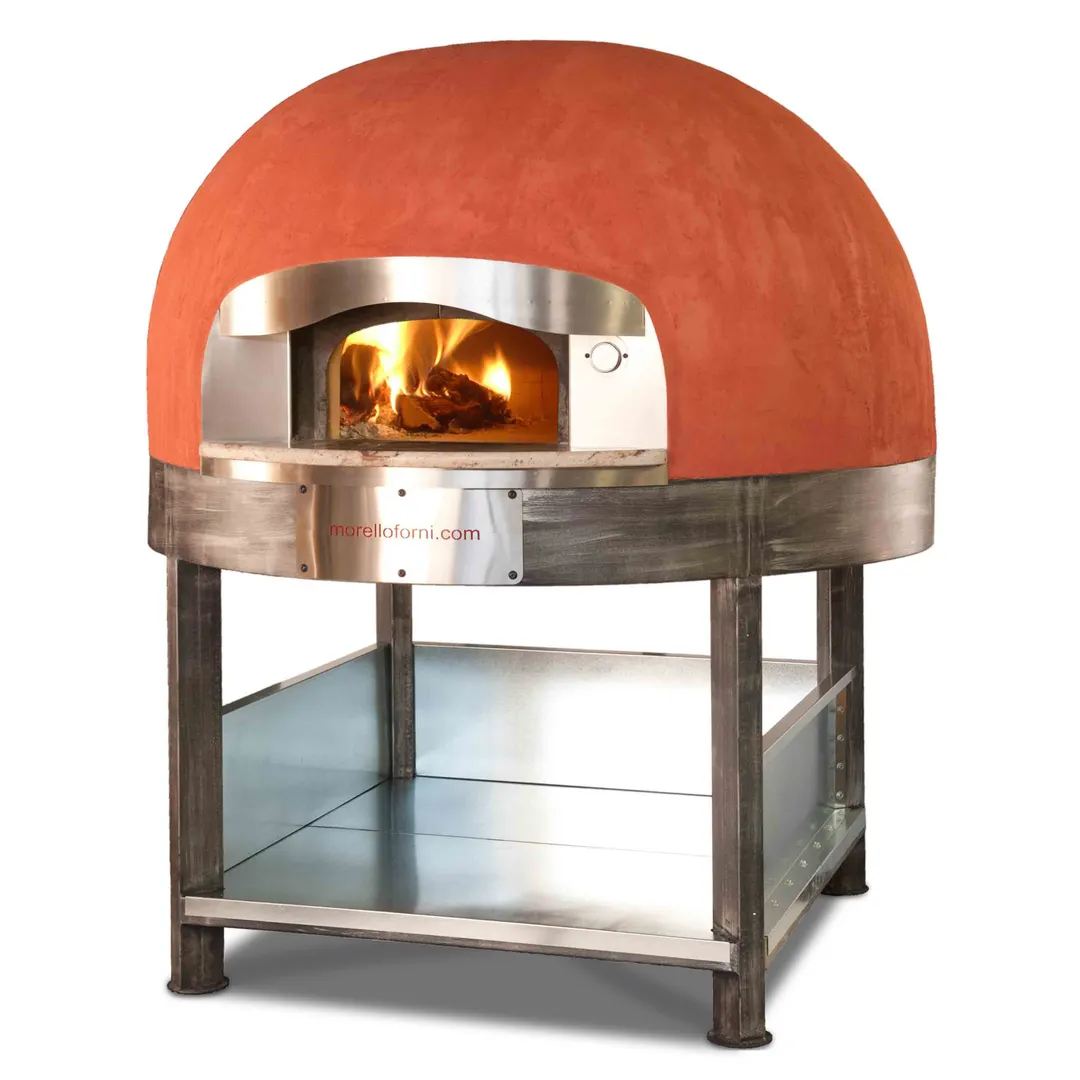 RositoBisani FW130-CB Wood / Coal / Gas Fired Pizza Oven w/ 51" Cooking Chamber, Round, Indoor