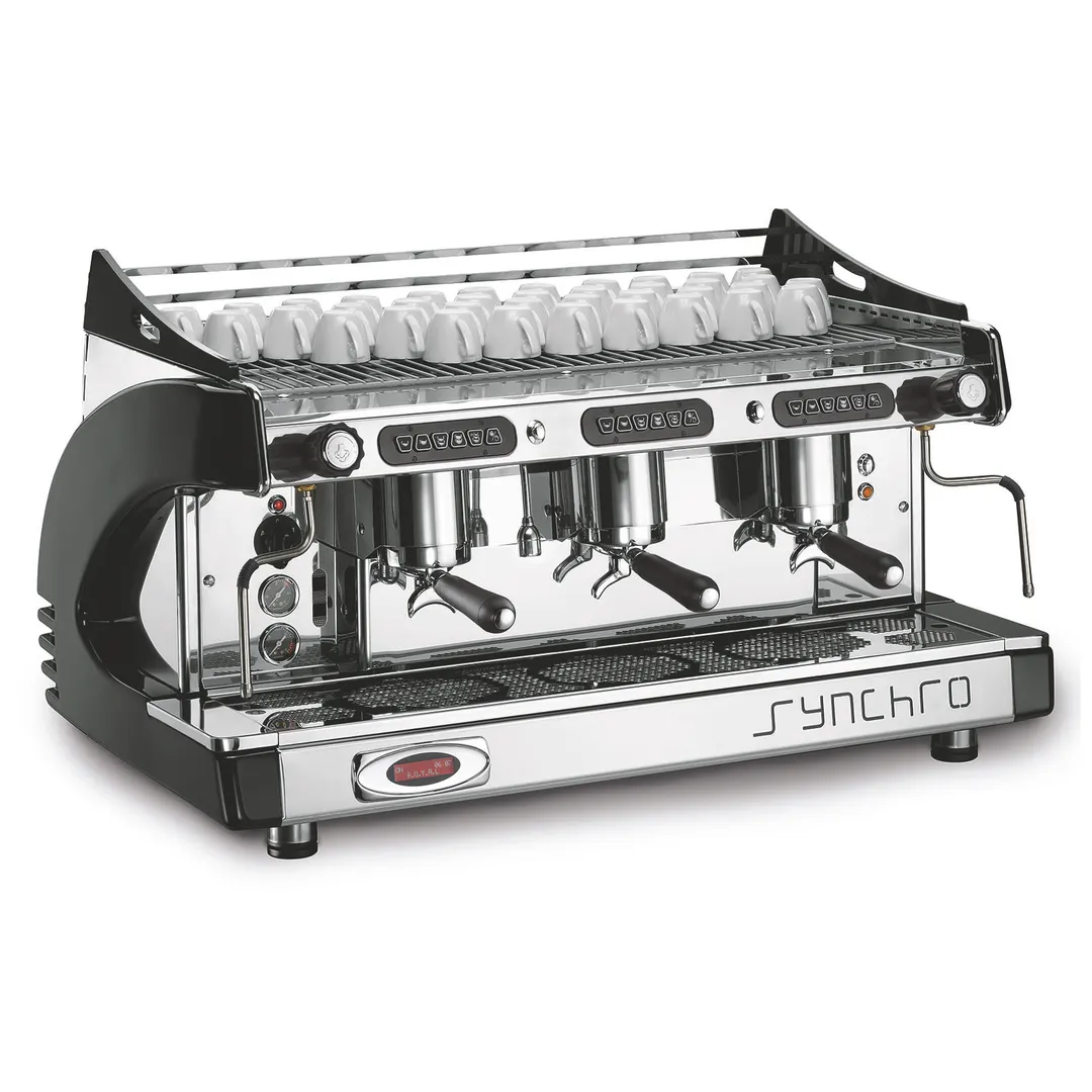 RositoBisani SYNCHRO 3 GROUP Espresso Cappuccino Machine w/ 3-Group, Semi-Automatic