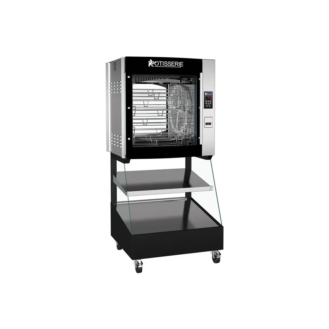 Rotisol USA 5.320IF2LSP8 Mini-Concept Combination Roti-Roaster Basket Rotisserie On Grab-And-Go Display