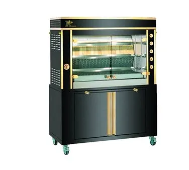 Rotisol USA GF1375-2G-LUX Rotisserie Gas Oven w/ 3 Spits, Countertop, 12-Chicken Capacity