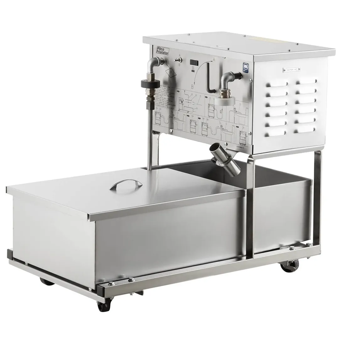 Pitco RP18 Mobile Fryer Filter w/ 75-Lb Capacity, One-Way Pump & Hose, Reversible Pump