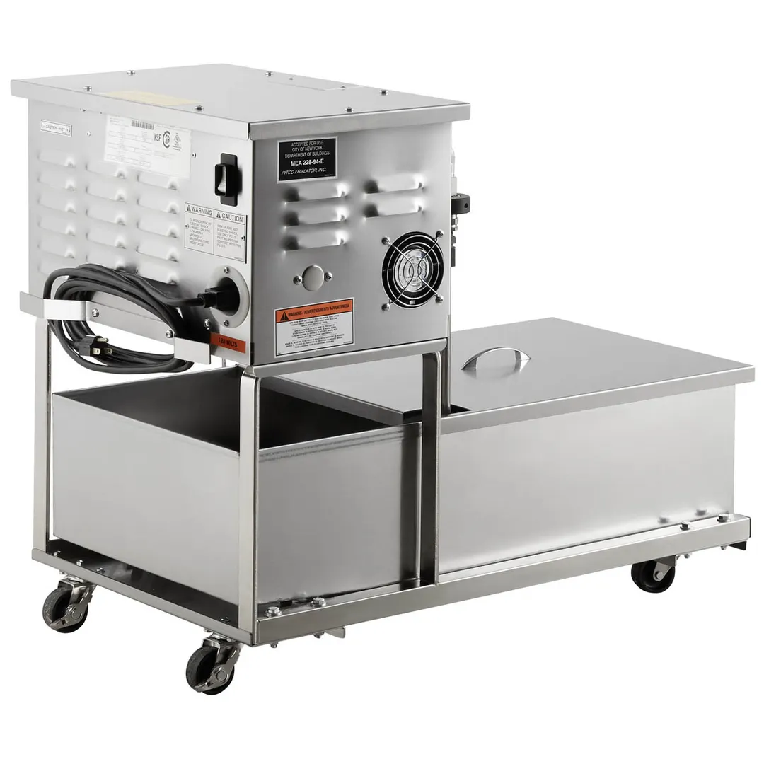 Pitco RP18 Mobile Fryer Filter w/ 75-Lb Capacity, One-Way Pump & Hose, Reversible Pump