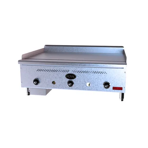 Royal Range of California GT-12 12" Countertop Thermostatic Gas Griddle, 24.000 BTU