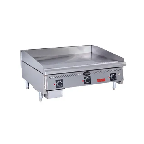 Royal Range of California RDSA-48 48" Countertop Gas Griddle, 24" Deep, Solid State Controls