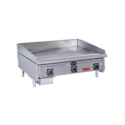 Royal Range of California RDSAC-60 60" Countertop Gas Griddle, 24" Deep, Solid State Controls