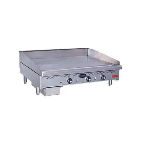 Royal Range of California RDTG-60 60" Countertop Thermostatic Gas Griddle, 150.000 BTU
