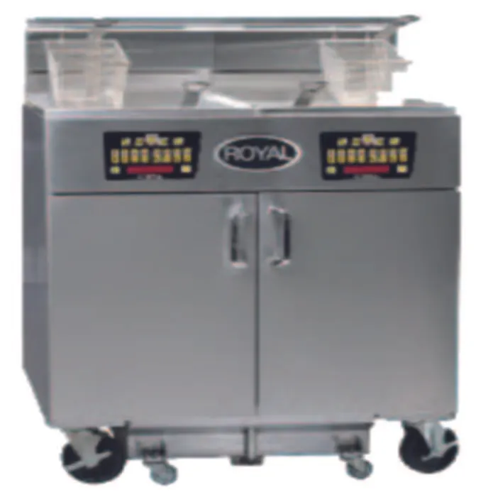 Royal Range of California REF-1417-2-DM Multiple Battery Fryer, Electric, (2) 50-Lb. Vats