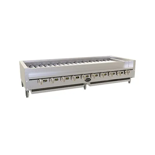 Royal Range of California RKTB-60 60" Countertop Gas Kabob Radiant Charbroiler, 180.000 BTU