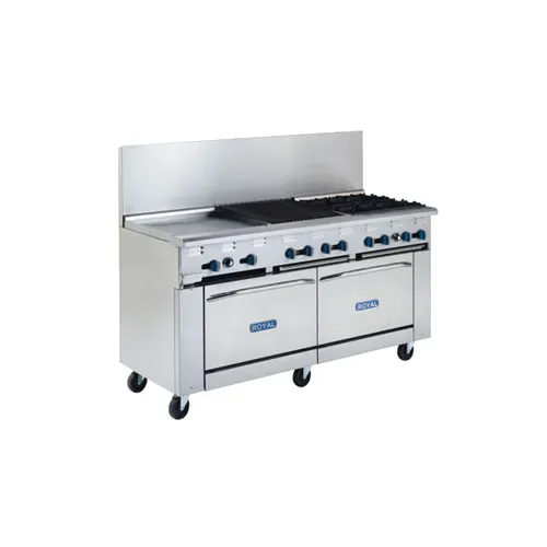 Royal Range of California RR-RANGE BASE 24 24" Gas Restaurant Range Base w/ (1) Space Saver Oven, 27.000 BTU
