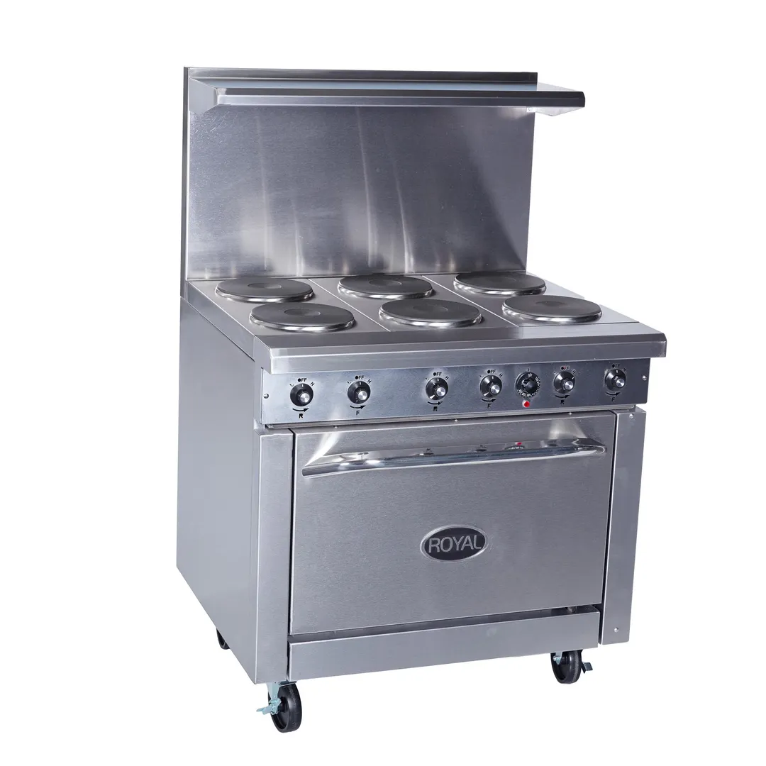 Royal Range of California RRE-6 Electric 36" Restaurant Range