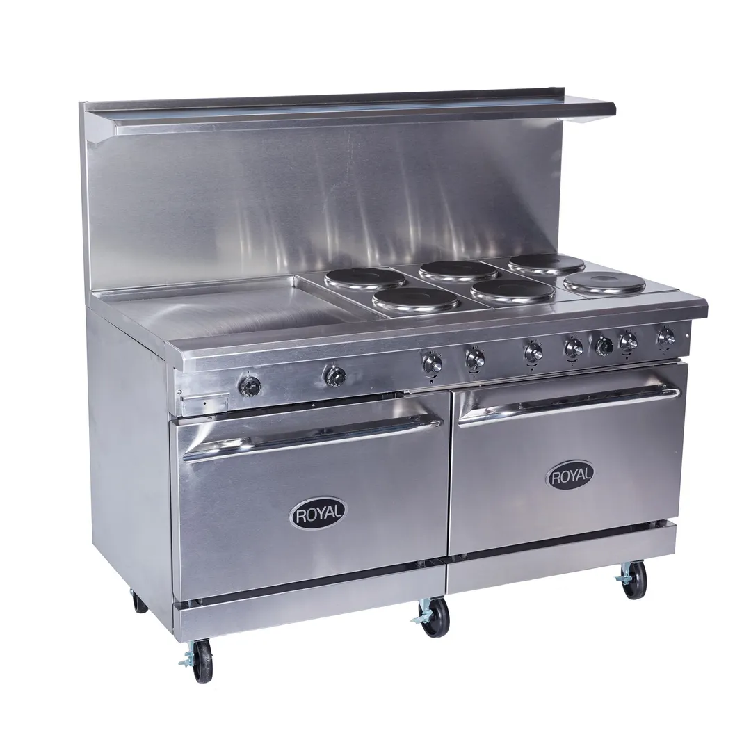 Royal Range of California RRE-6GT36-C Restaurant Range, Electric, 72"