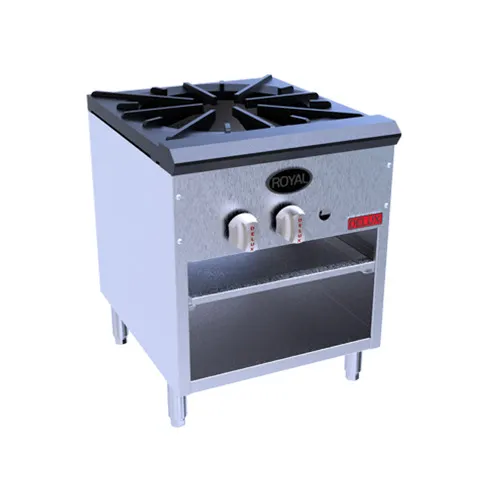 Royal Range of California SPR-180 18" Gas Stock Pot Range w/ (1) Two Ring Burner, Manual Controls, 50.000 BTU