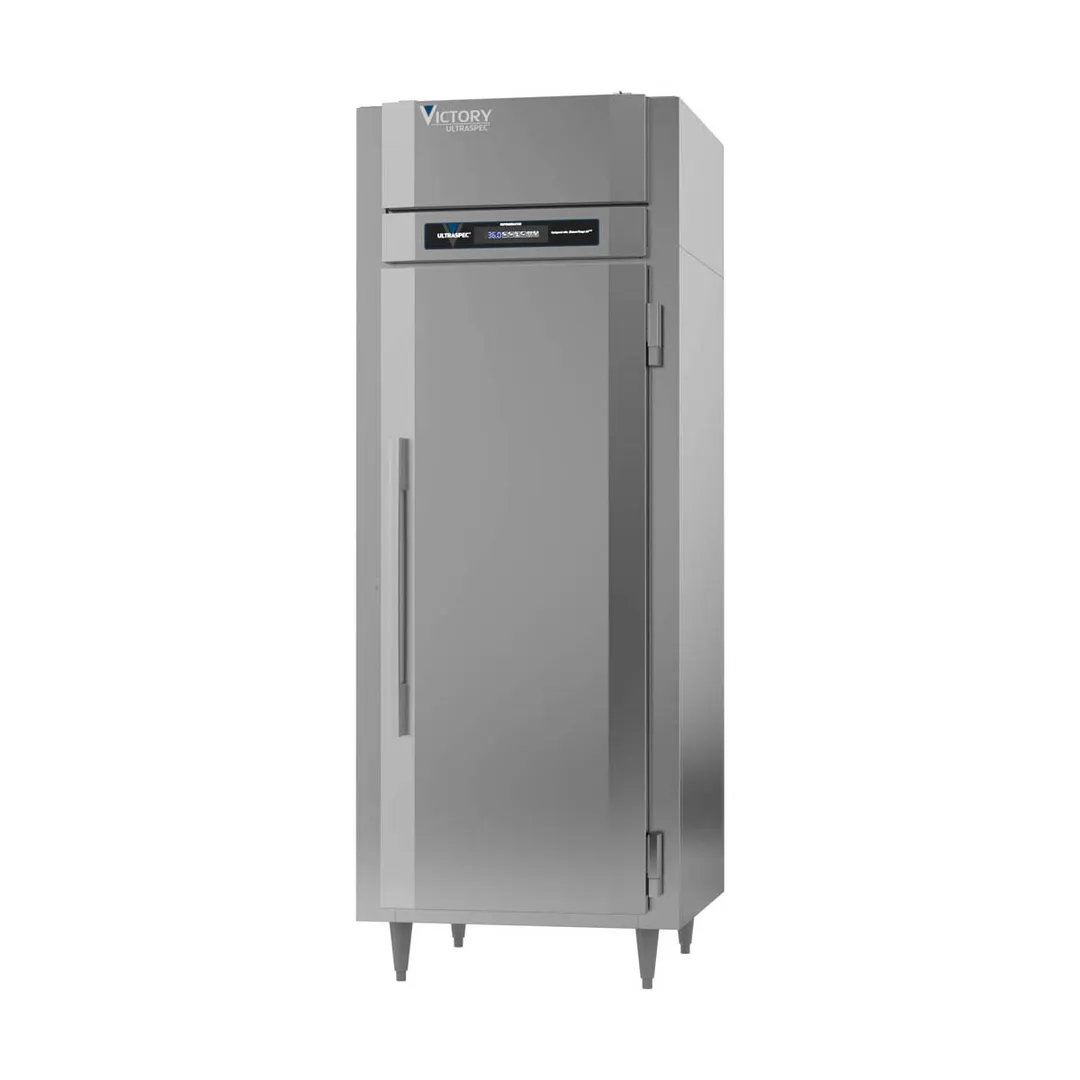 Victory RS-1D-S1-EW-PT-HC 31" 1-Section Wide Pass-Thru Refrigerator w/ 2 Solid Swing Doors, Stainless Steel, 26. cu. ft.
