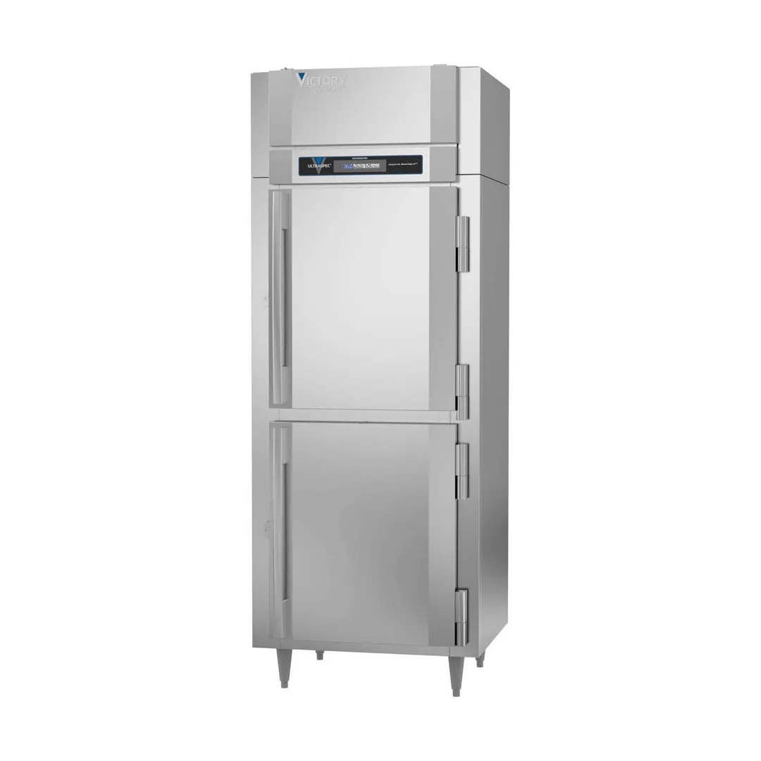 Victory RS-1N-S1-HD-HC 31" 1-Section Reach-In Refrigerator w/ 2 Half Solid Doors, Stainless Steel, 20 cu. ft.