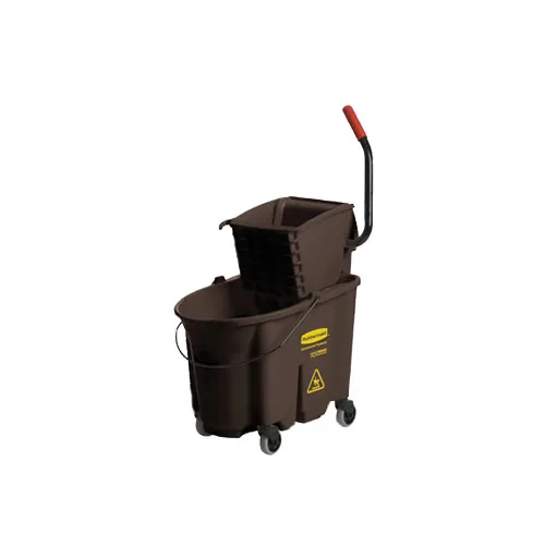 Rubbermaid FG758088BRN Mop Bucket Wringer Combination