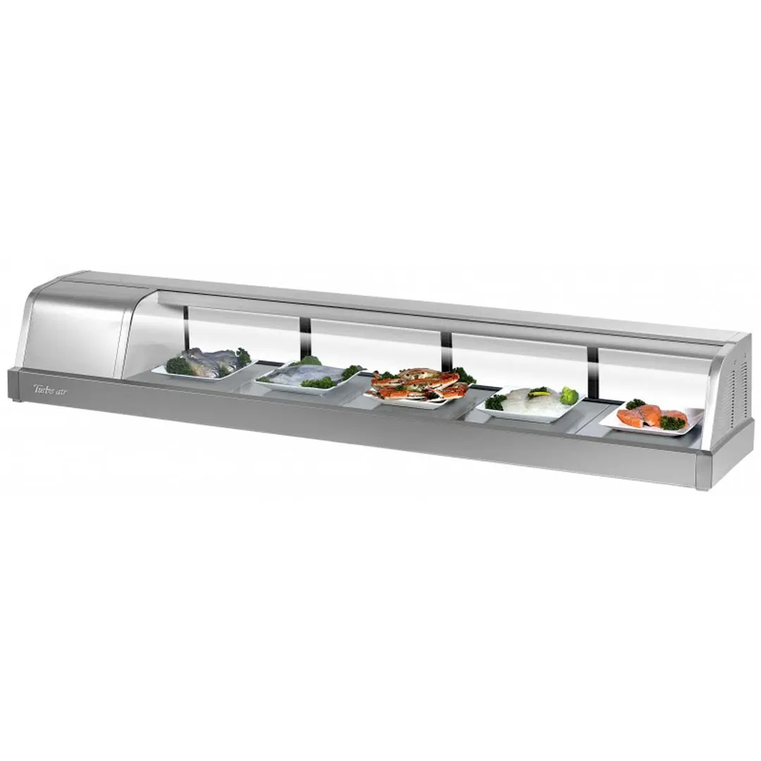 Turbo Air SAK-70L-N 71" Countertop Refrigerated Sushi Display Case, Left Compressor