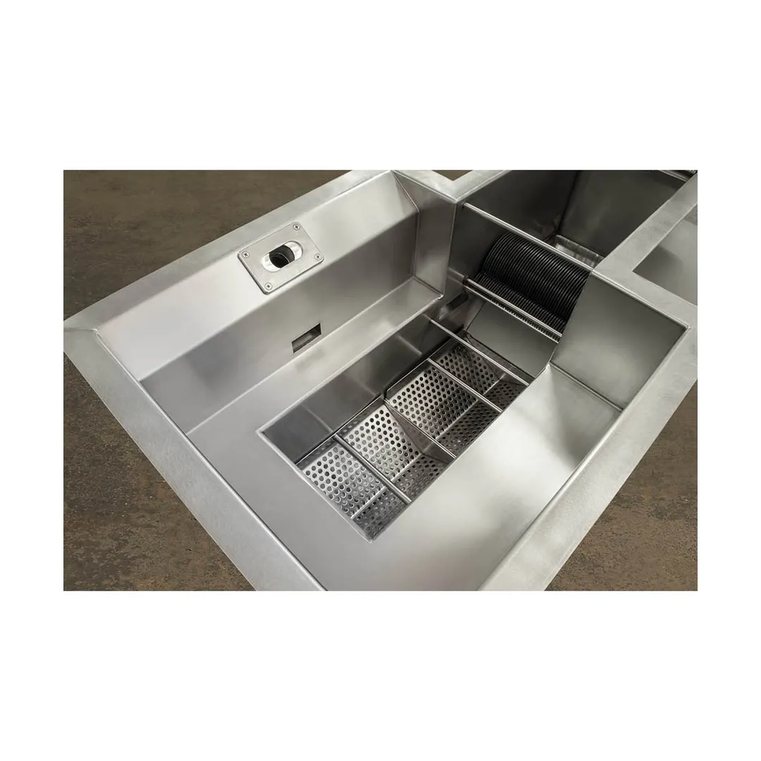 Salvajor 500-SM ScrapMaster Waste Disposing System / Food Scrapper, Standart Basin - 5HP / 30 GPM