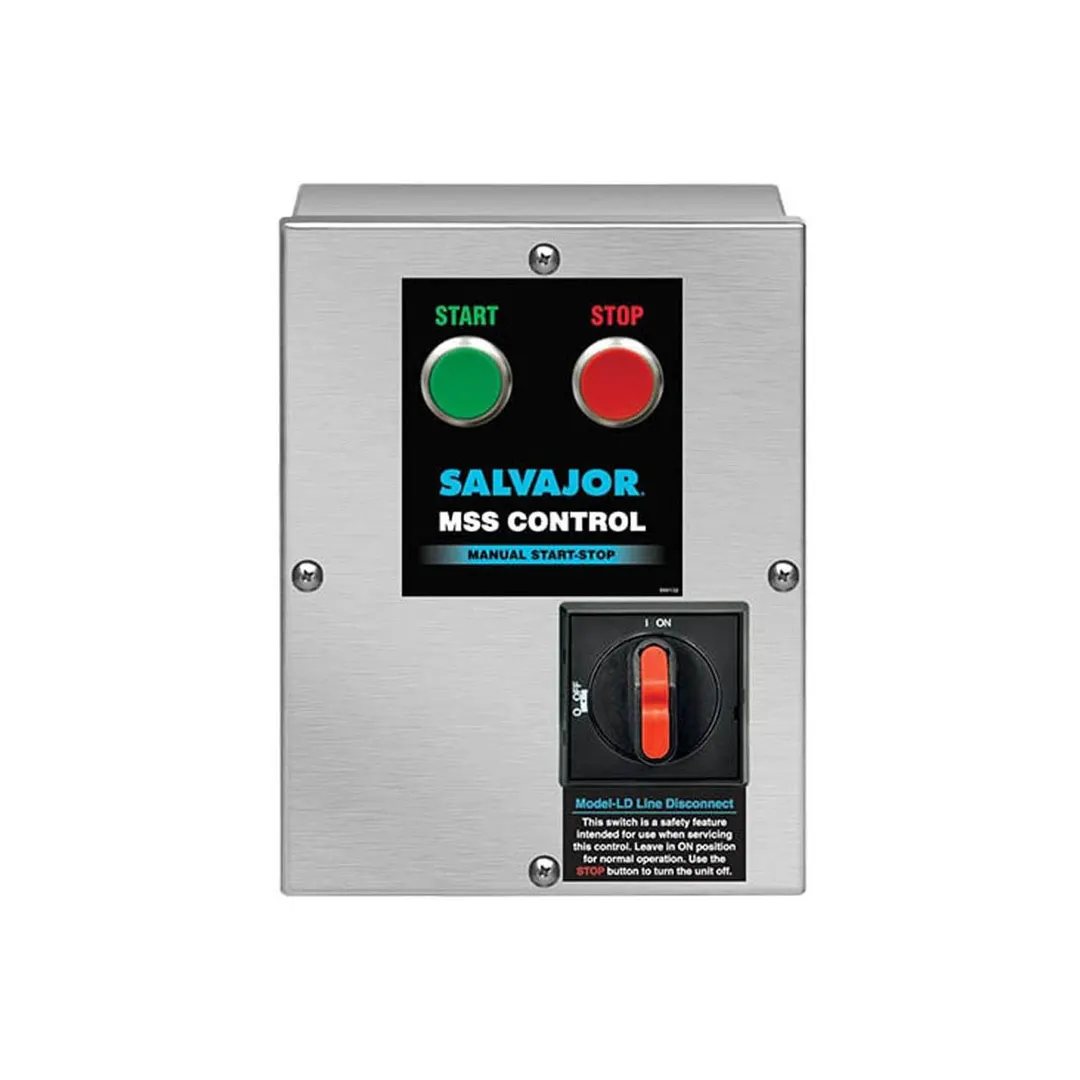 Salvajor MSS-LD Disposer Control Panel with Start/Stop Push Button Control & Safety Line Disconnect