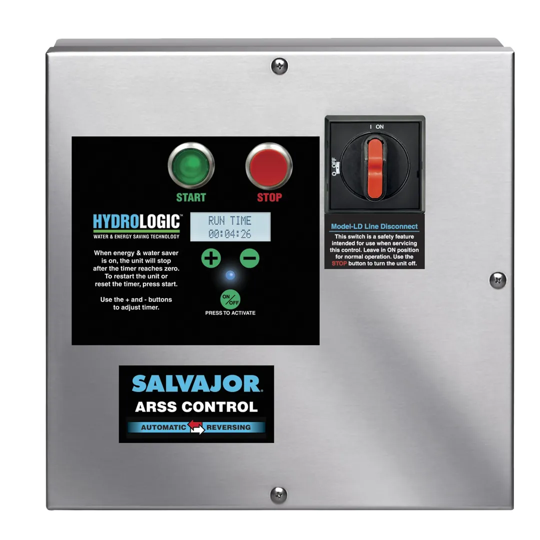 Salvajor ARSS-LD Disposer Control Panel with Water Saving Control, Safety Line Disconnect