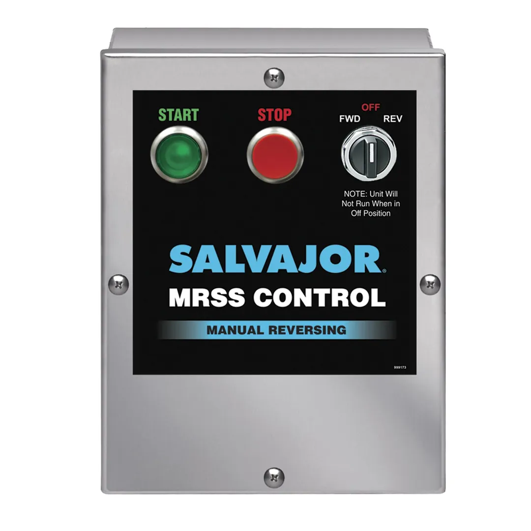 Salvajor MRSS Disposer Control Panel with Start/Stop Push Button & Manual Reversing Control