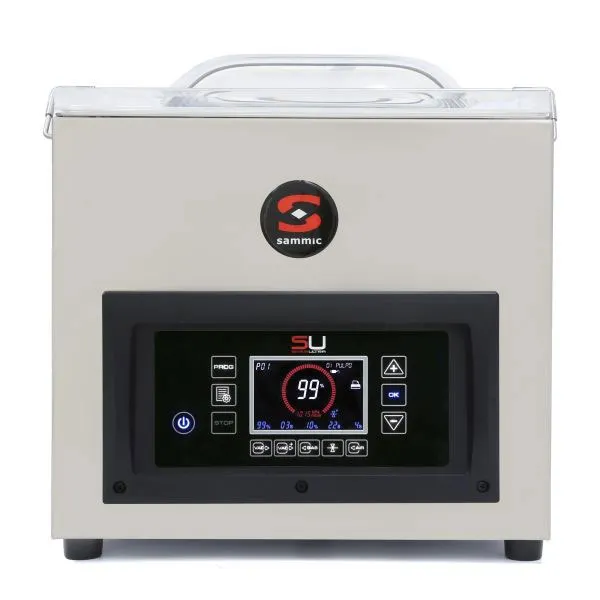 Sammic SU-310P Countertop Chamber Vacuum Packaging Machine with 12-3/5" Single Seal Bar